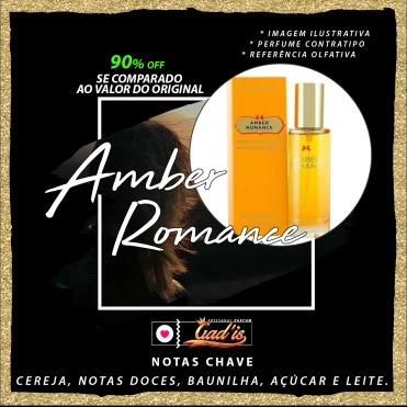 Perfume Similar Gadis 446 Inspirado em Amber Romance Contratipo